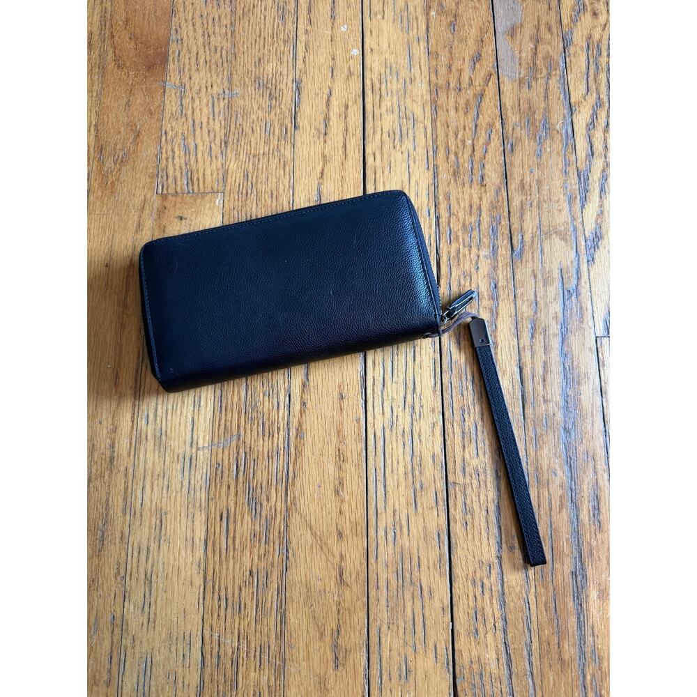Bveyzi Wallet Womens One Size Black RFID Blocking Zip Around Wristlet Organizer